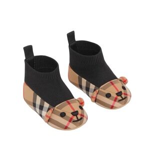 Kid's Thomas Bear Check Booties